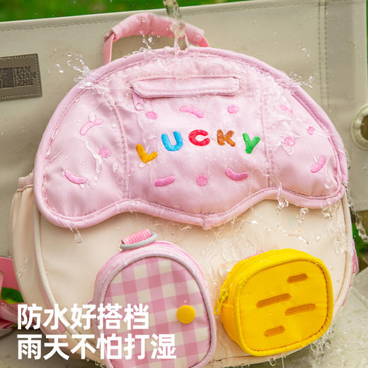 美乐童年蘑菇轻拿包儿童书包女孩幼儿园背包小学一年级男童双肩包 商品图8