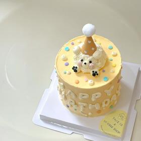 【可爱黄宝】叮当CAKE爆款生日蛋糕-鲜果奶油蛋糕