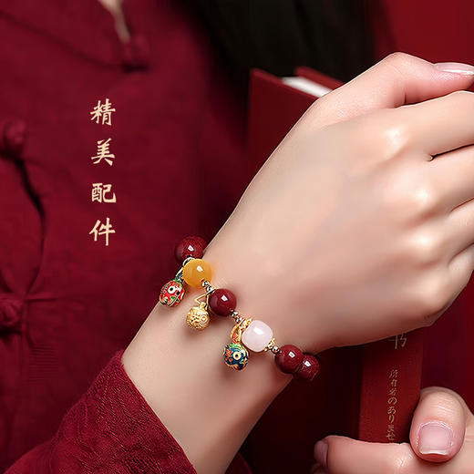 紫金砂朱砂手串带证书带一颗备珠，3款可选，让你“朱”事顺利 商品图8