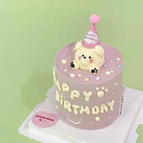 【可爱紫宝】叮当CAKE爆款生日蛋糕-鲜果奶油蛋糕