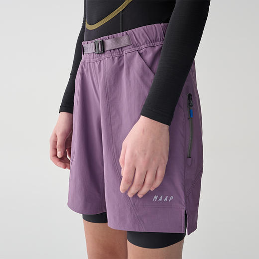 MAAP 女士 Alt_Road Overshort 紫玛瑙 休闲骑行短裤 商品图2