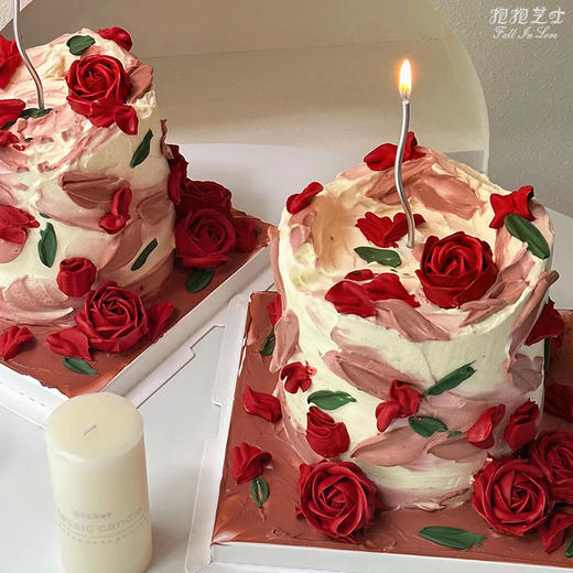 【送女神】复古玫瑰庄园蛋糕 日子循环往复，爱意日久弥新 , 油画般的质感特显高级 商品图0