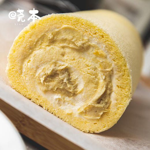 新鲜榴莲蛋糕卷整盒4片装（来单现做，立等可取） 商品图0