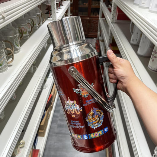 800-2太阳草3.2L不锈钢玻璃内胆保温瓶 商品图3