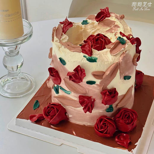 【送女神】复古玫瑰庄园蛋糕 日子循环往复，爱意日久弥新 , 油画般的质感特显高级 商品图3