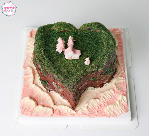 【新款】爱心岛屿微景观蛋糕 商品图2