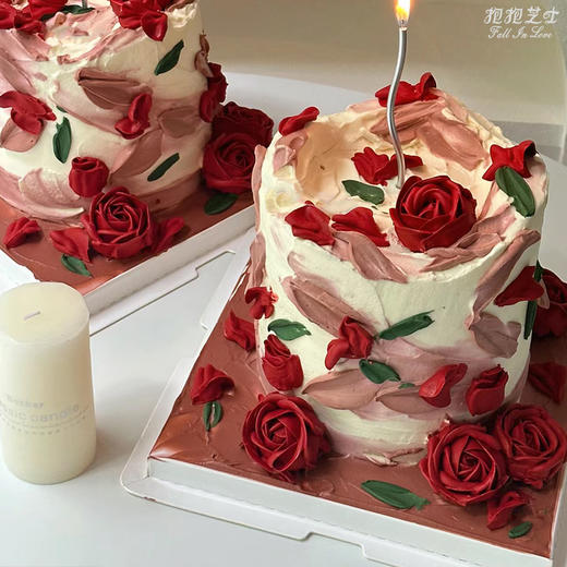 【送女神】复古玫瑰庄园蛋糕 日子循环往复，爱意日久弥新 , 油画般的质感特显高级 商品图4