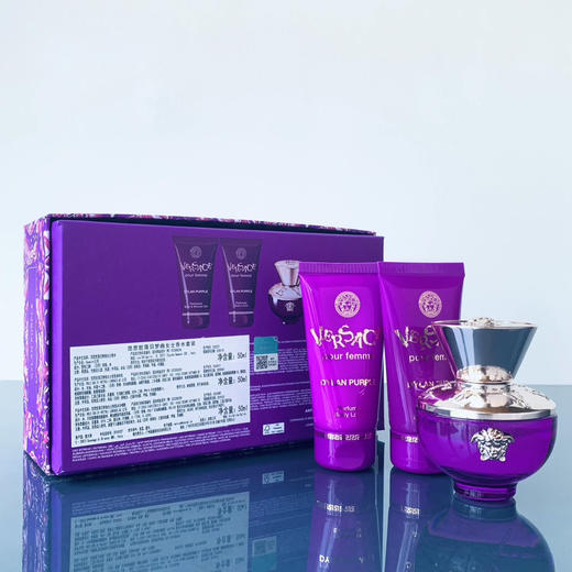 范思哲落日梦曲女士香水套装50ml+沐浴露50ml+身体乳50ml 商品图3