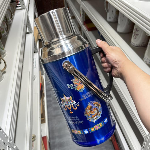 800-2太阳草3.2L不锈钢玻璃内胆保温瓶 商品图2