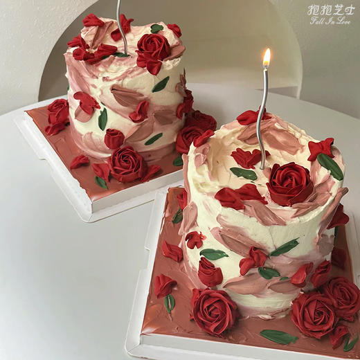 【送女神】复古玫瑰庄园蛋糕 日子循环往复，爱意日久弥新 , 油画般的质感特显高级 商品图2