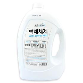 無瑾花优洗实验室洗衣液3L무궁화 바른 세제연구소 액체세제