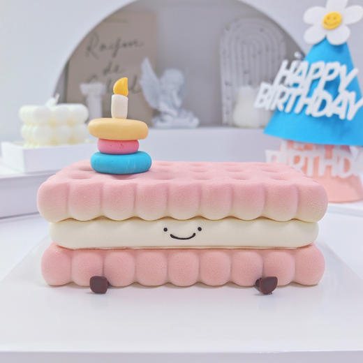 小蜡烛Emoji方形蛋糕 商品图4