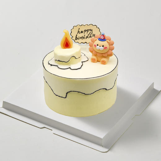 二次元小狮子蛋糕（奶油戚风蛋糕） 商品图0