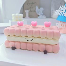 小樱桃Emoji方形蛋糕
