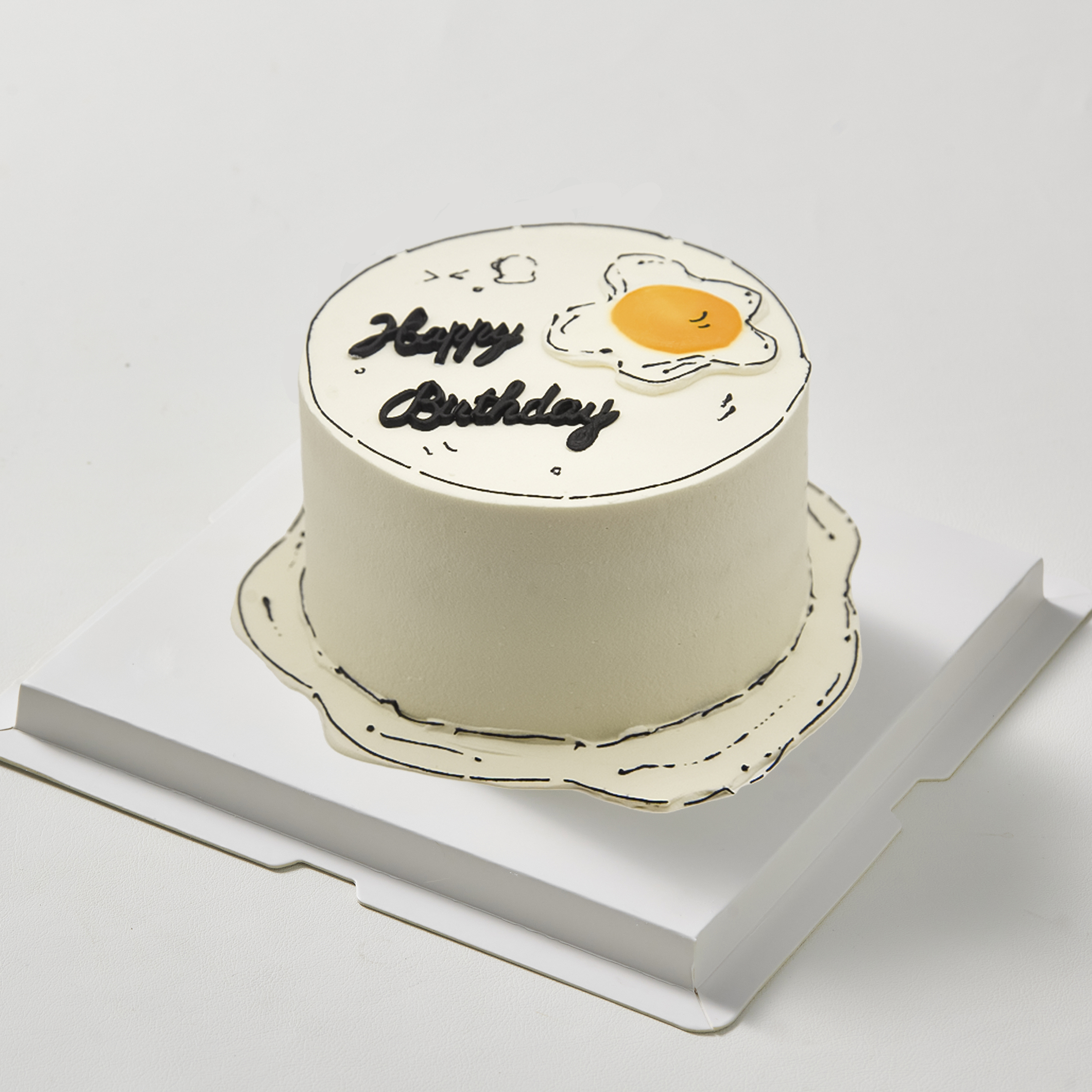 二次元破蛋日蛋糕（奶油戚风蛋糕）