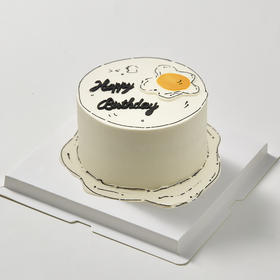 二次元破蛋日蛋糕（奶油戚风蛋糕）