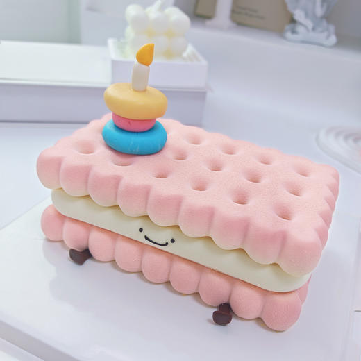 小蜡烛Emoji方形蛋糕 商品图3