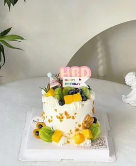 四寸可爱水果蛋糕