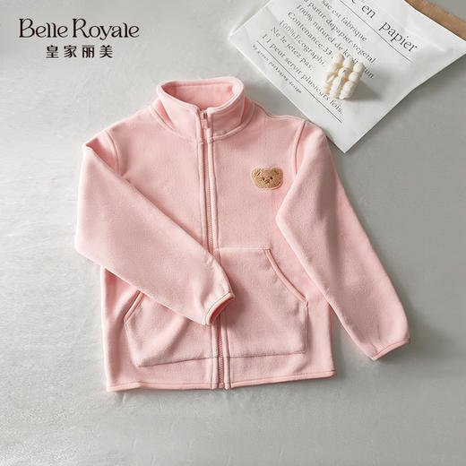 【限时半价⏰79元】皇家丽美儿童长袖摇粒绒外套内搭外穿男孩女孩130-160码BNTZ007/BNTZ007 商品图3