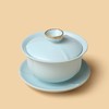 【清仓特惠5折，仅1套，无货退款】陆宝功夫茶具套装家用泡茶盖碗高档中式陶瓷茶器商务送礼菩提茶组【不支持补差，非质量问题不退不换】S 商品缩略图4