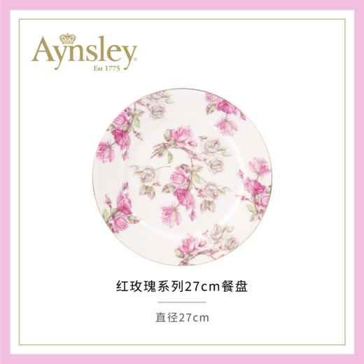 英国Aynsley安斯丽红玫瑰骨瓷英式下午茶茶具高颜值咖啡杯碟套装 商品图1