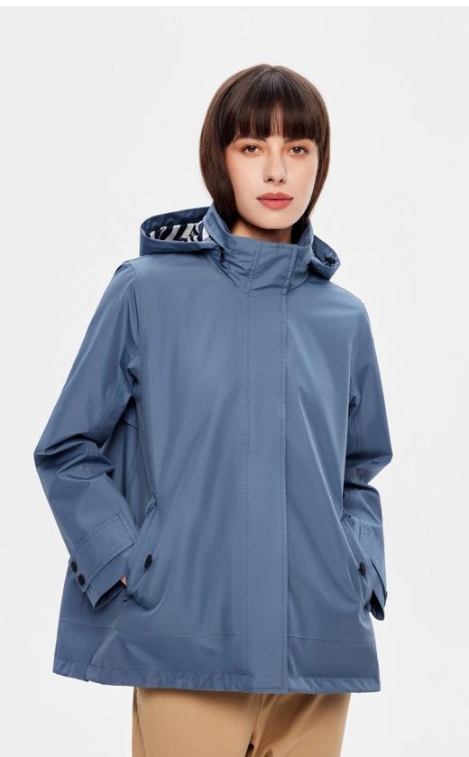 AG艾家 GORE-TEX防风防雨透汽户外休闲女士雾霾蓝夹克冲锋衣外套 商品图3