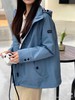 AG艾家 GORE-TEX防风防雨透汽户外休闲女士雾霾蓝夹克冲锋衣外套 商品缩略图0