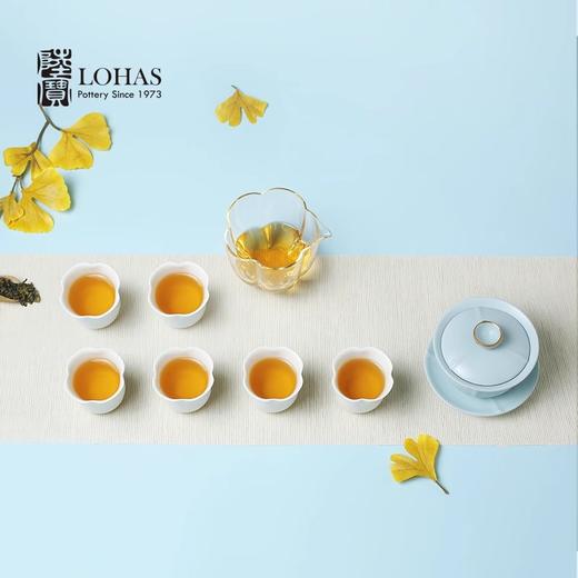 【清仓特惠5折，仅1套，无货退款】陆宝功夫茶具套装家用泡茶盖碗高档中式陶瓷茶器商务送礼菩提茶组【不支持补差，非质量问题不退不换】S 商品图1