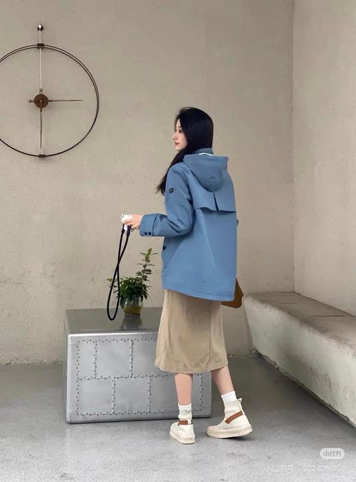 AG艾家 GORE-TEX防风防雨透汽户外休闲女士雾霾蓝夹克冲锋衣外套 商品图6