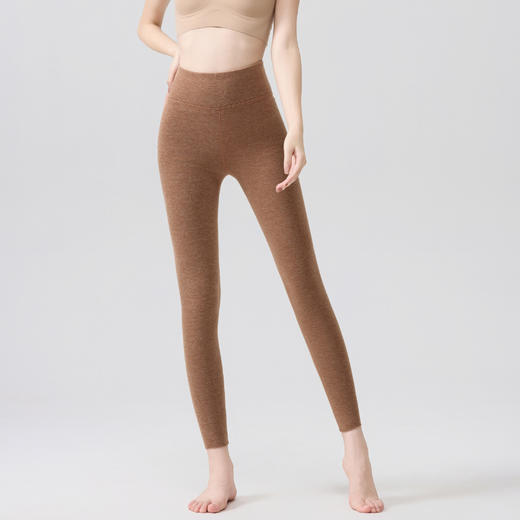 [拍两件 98买一送一]7A抗菌新款【羊绒蚕丝高腰保暖裤】秋冬修身无痕内穿保暖打底秋裤 H244060158 商品图9