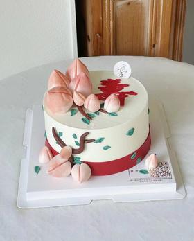 寿桃蛋糕（下单现做，根据排单2-3小时）