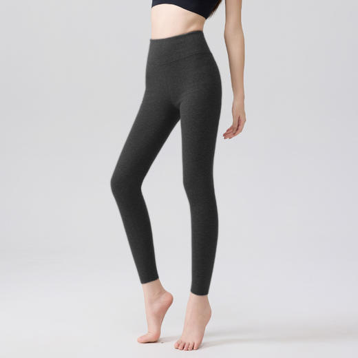 [拍两件 98买一送一]7A抗菌新款【羊绒蚕丝高腰保暖裤】秋冬修身无痕内穿保暖打底秋裤 H244060158 商品图5