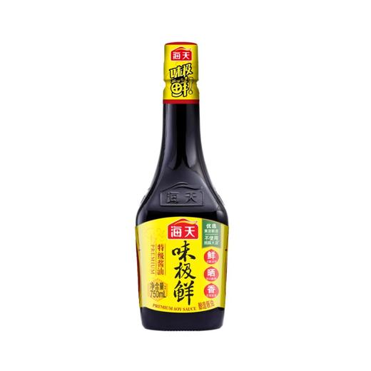 海天特级酱油味极鲜 750ml/瓶 商品图0