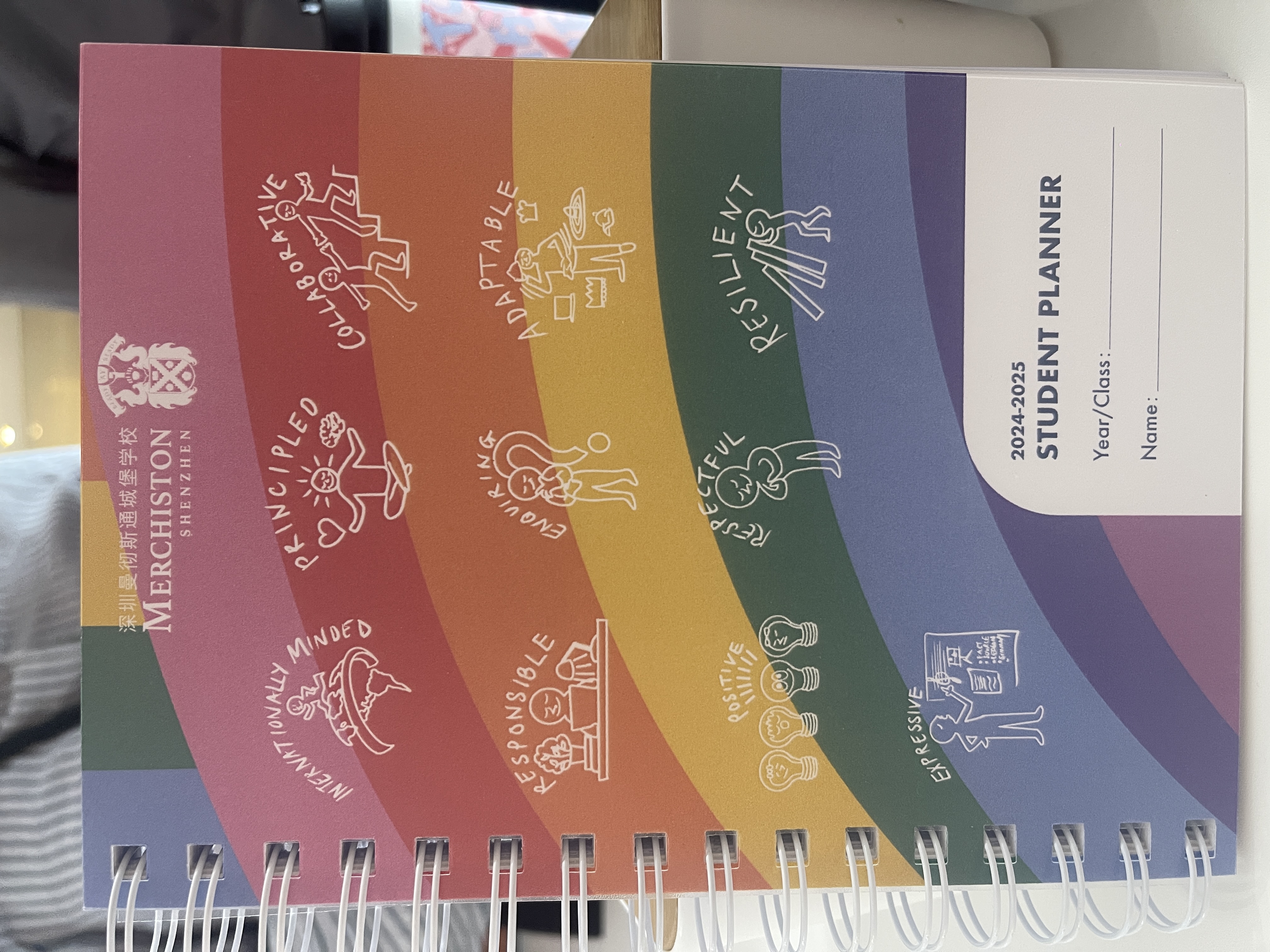 Merchiston Student Planner (KS3 初中部)曼校日程簿