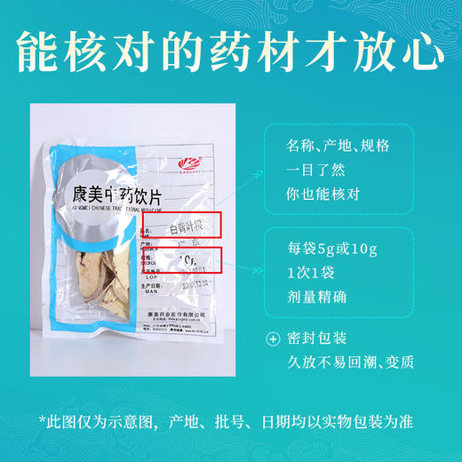 白背叶根 康美中药饮片 独立小包装10g起 商品图4
