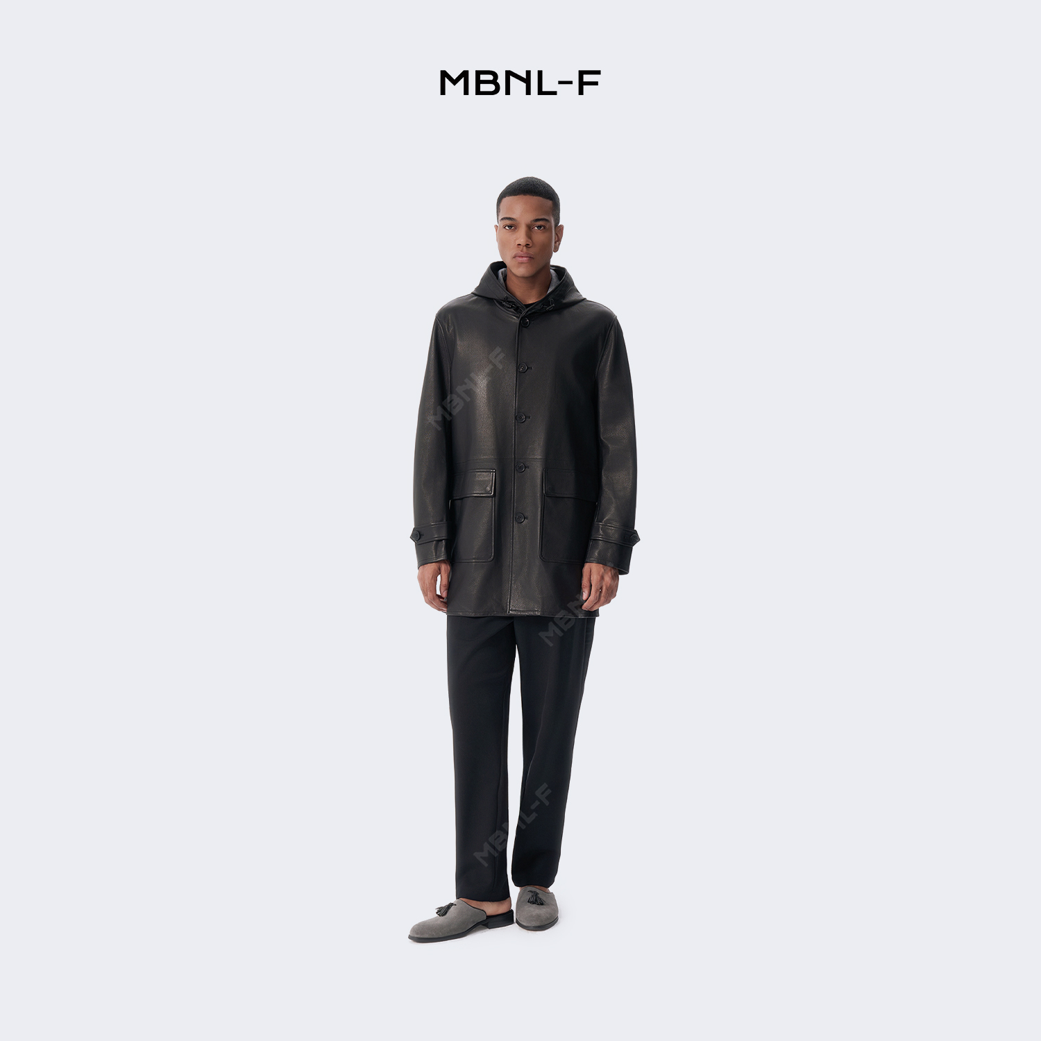 MBNL-F 24F/W男装高端线X 秋冬高定皮衣外套男装 LL-H3009 B9商品图1