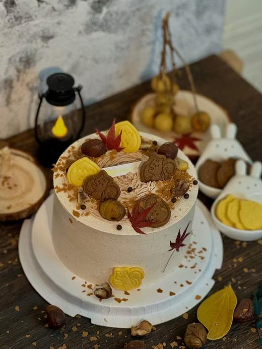 【口味蛋糕】秋风栗栗 伯爵红茶栗子蛋糕 商品图0