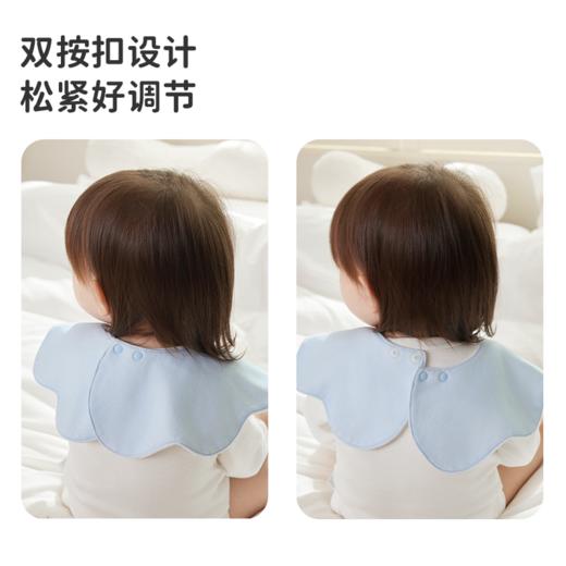 【秒杀】【2条装】ibaby×outlast太空科技恒温泡泡玛特联名针织花瓣口水巾2条装（28*33cm） 商品图4