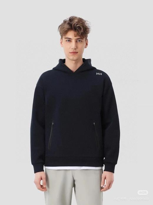 现货 HANSEN/HH海里汉森男女同款修身版针织连帽卫衣 客供定制专属面料 商品图3