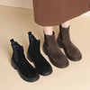 西村名物2024年冬季新款厚底防滑舒适保暖加绒切尔西靴T24DS48011 商品缩略图1