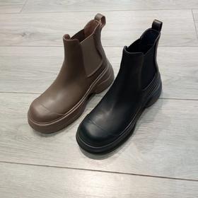 西村名物2024年冬季新款舒适厚底防滑切尔西靴时尚短靴X23DS46581