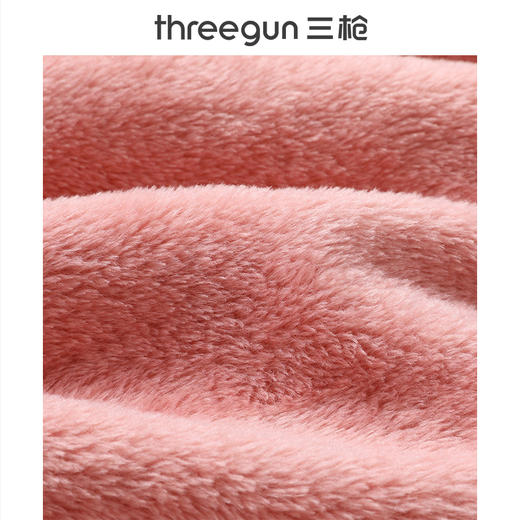 【社群专享】Threegun三枪 【法兰绒】圆领长袖女家居套-82188D011 商品图11