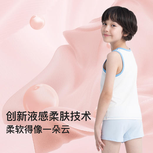 likeuu儿童内裤纯棉男女童平角三角全棉发育期小学生内裤6条装 商品图1