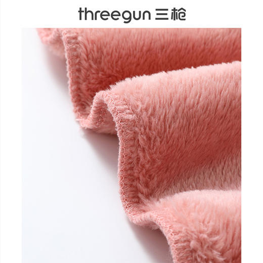 【社群专享】Threegun三枪 【法兰绒】圆领长袖女家居套-82188D011 商品图9