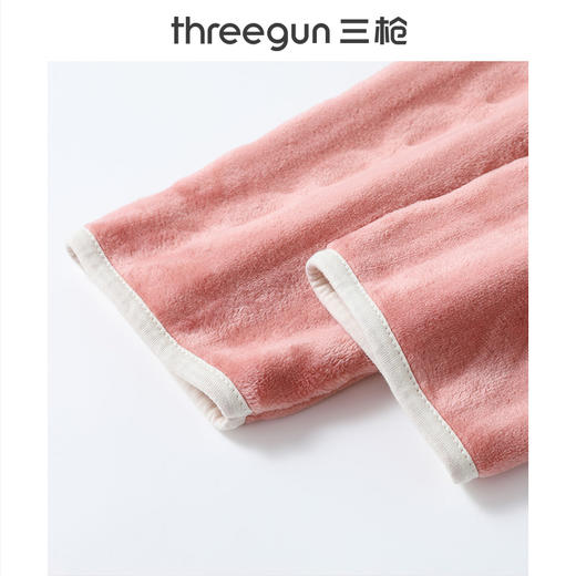 【社群专享】Threegun三枪 【法兰绒】圆领长袖女家居套-82188D011 商品图6