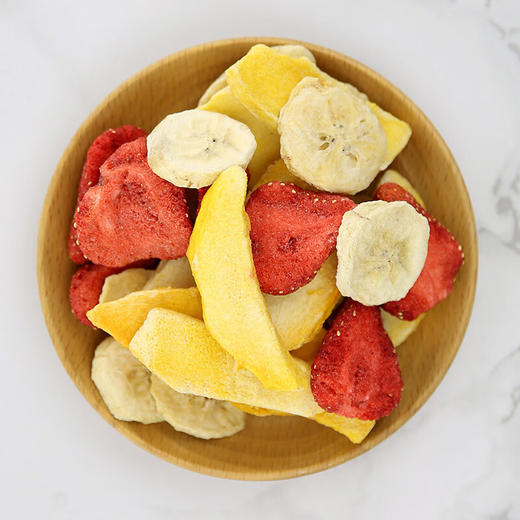 四季屋混合冻干水果草莓+芒果+香蕉50g 商品图4