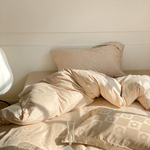 【品牌直发】加倍生活 全棉60s大提花四件套 AB双版 高密轻奢 流金岁月 品质生活 商品图13