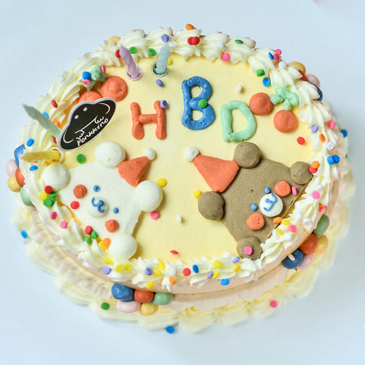 椭圆卡通手绘奶油蛋糕 商品图0