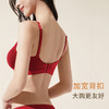 【幽梦扭一扭丝绒套装】大胸显丝绒三角杯文胸无钢圈复古防凸点内衣女 商品缩略图2
