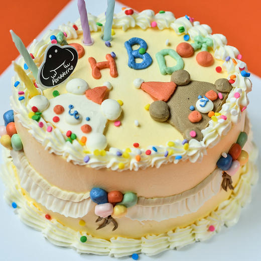 椭圆卡通手绘奶油蛋糕 商品图1